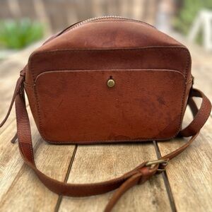 Madewell Leather Crossbody Camera Bag